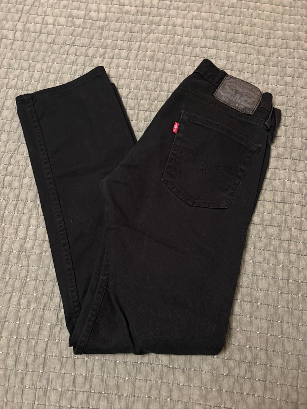 Levi's Men's Black Slim Straight Jeans